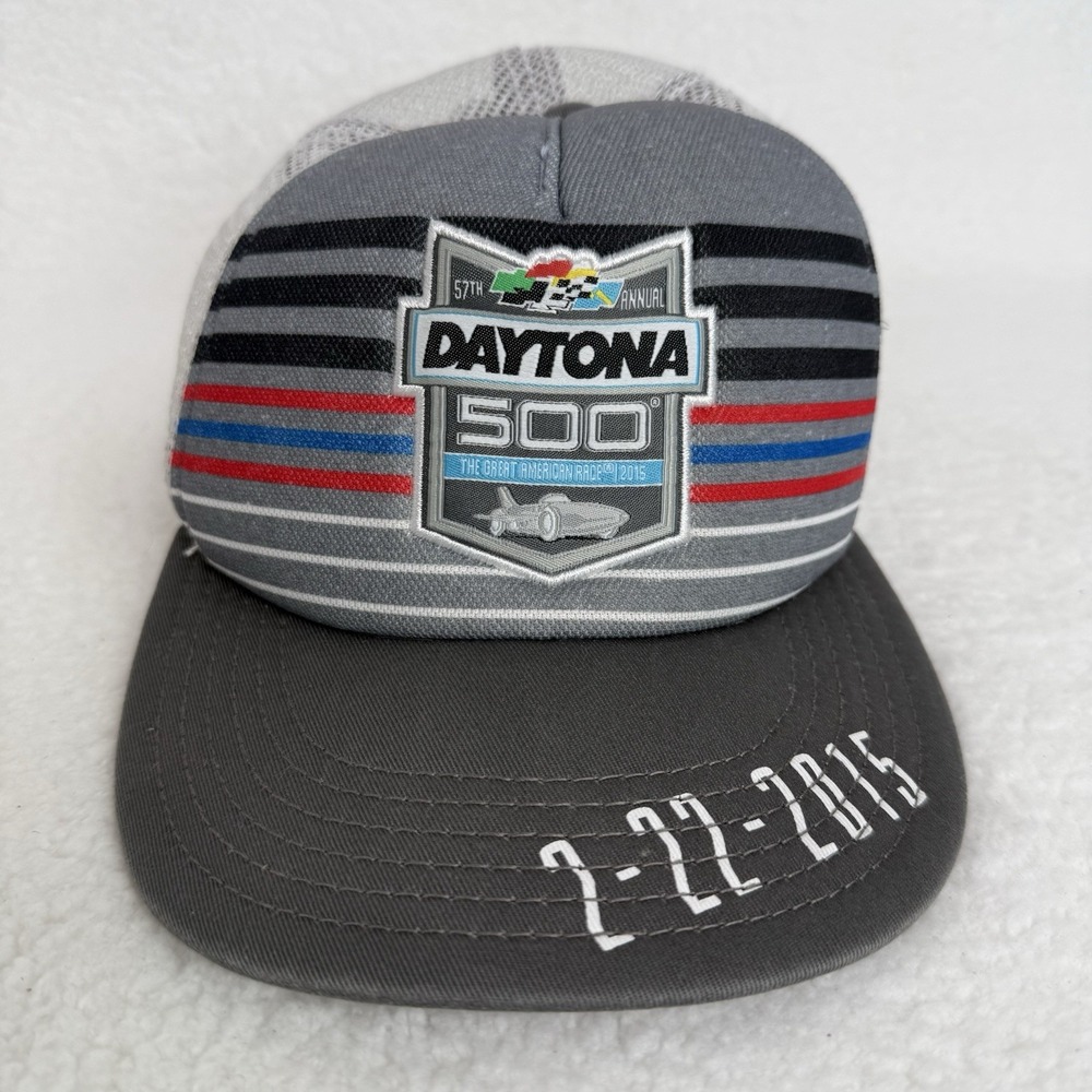 Daytona 500 59TH Annual 2017 The Great American Race Black&Red Strap Back Hat NE